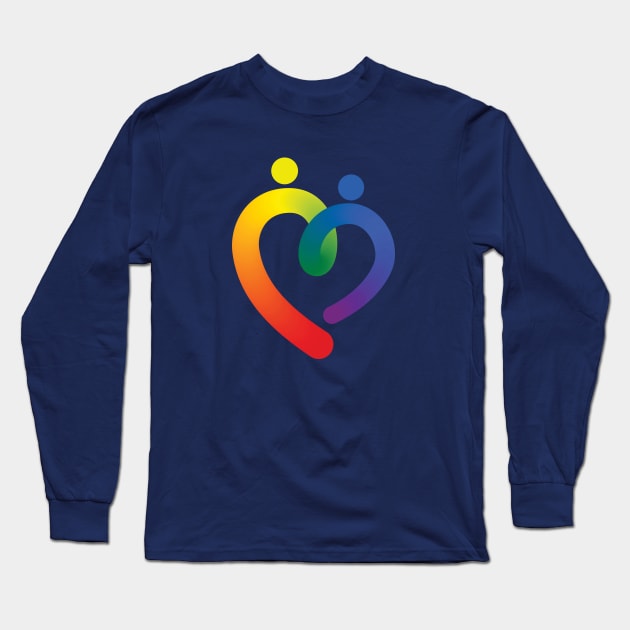 Pride Heart Long Sleeve T-Shirt by sparrowski